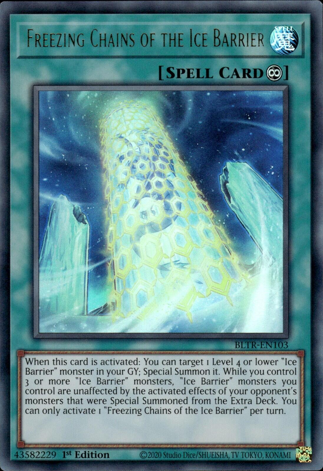 Freezing Chains of the Ice Barrier [BLTR-EN103] Ultra Rare | Exor Games Bridgewater