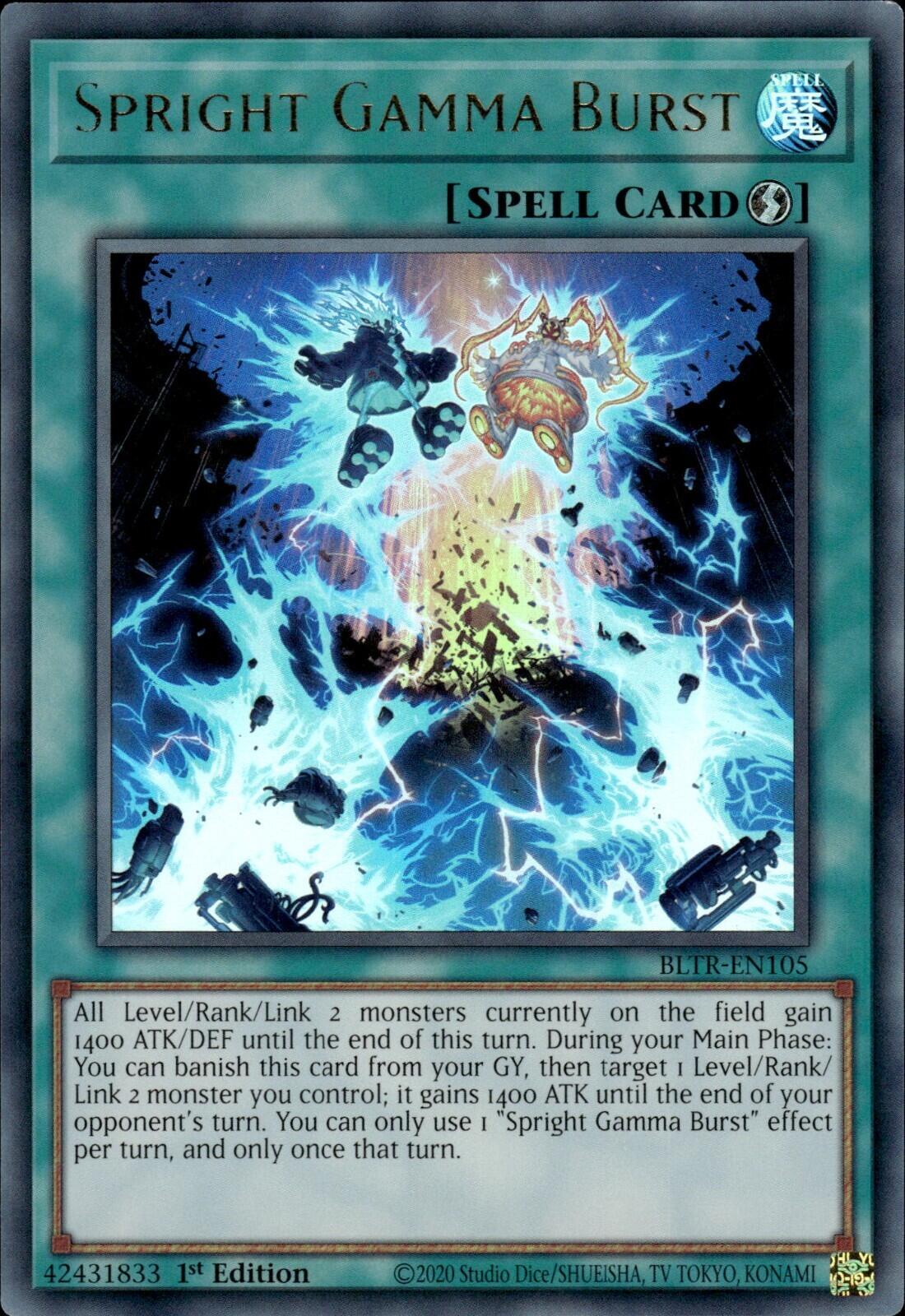 Spright Gamma Burst [BLTR-EN105] Ultra Rare | Exor Games Bridgewater