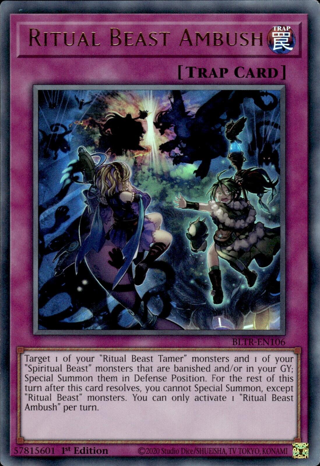 Ritual Beast Ambush [BLTR-EN106] Ultra Rare | Exor Games Bridgewater