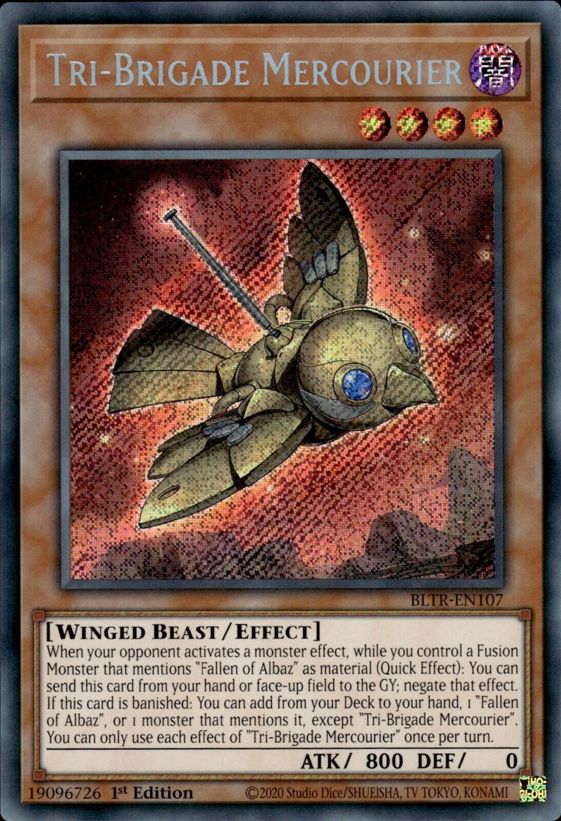 Tri-Brigade Mercourier [BLTR-EN107] Secret Rare | Exor Games Bridgewater