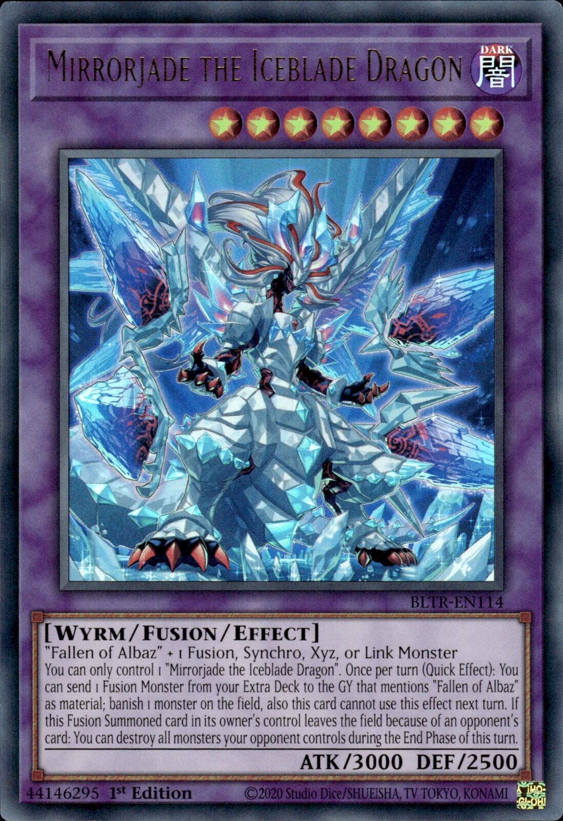 Mirrorjade the Iceblade Dragon [BLTR-EN114] Ultra Rare | Exor Games Bridgewater