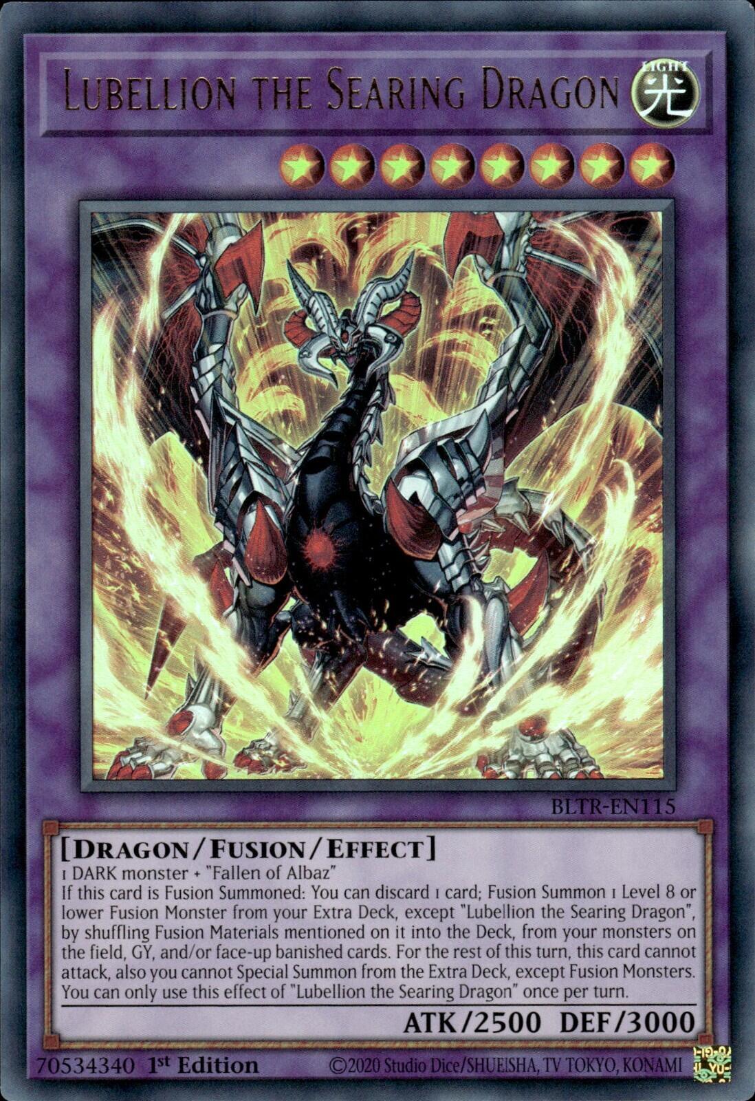 Lubellion the Searing Dragon [BLTR-EN115] Ultra Rare | Exor Games Bridgewater