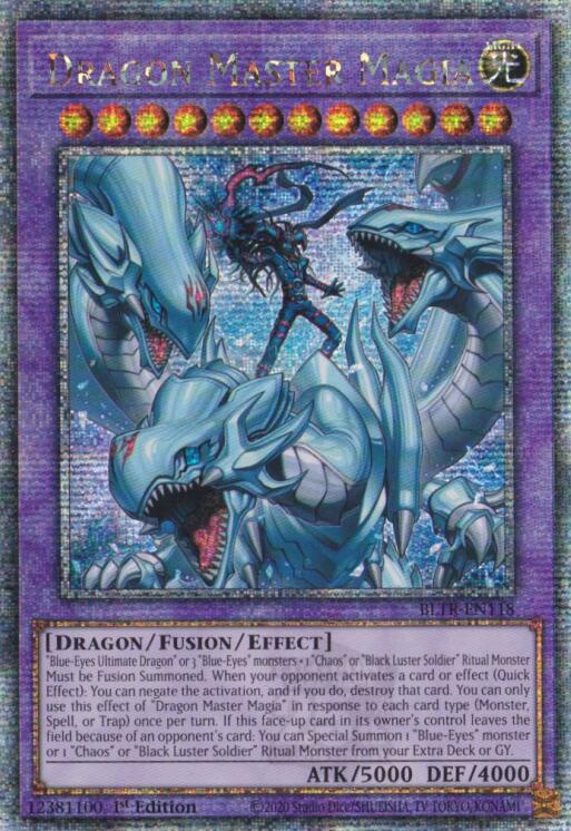 Dragon Master Magia (Quarter Century Secret Rare) [BLTR-EN118] Quarter Century Secret Rare | Exor Games Bridgewater