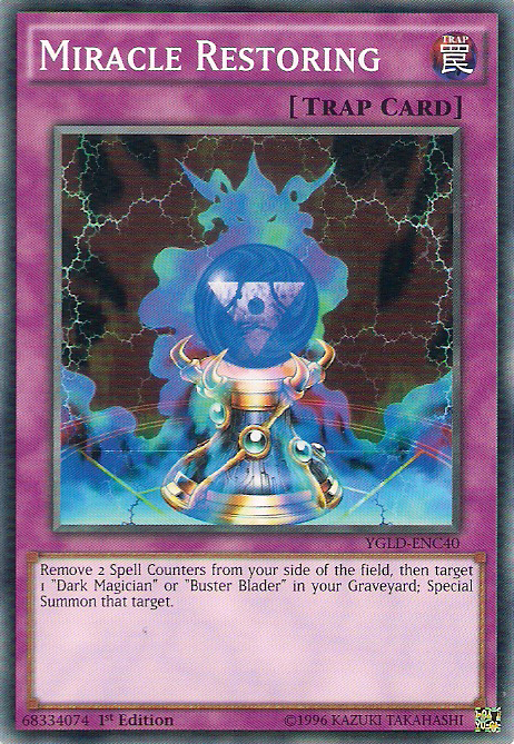 Miracle Restoring [YGLD-ENC40] Common | Exor Games Bridgewater