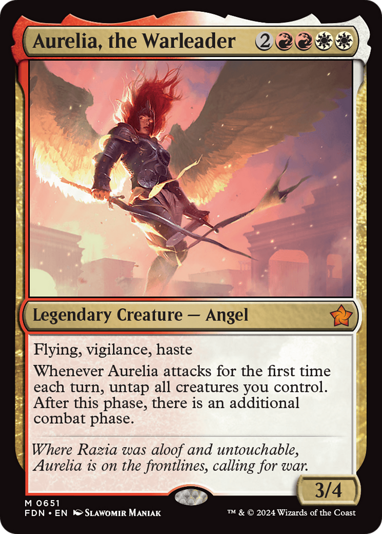 Aurelia, the Warleader [Foundations] | Exor Games Bridgewater