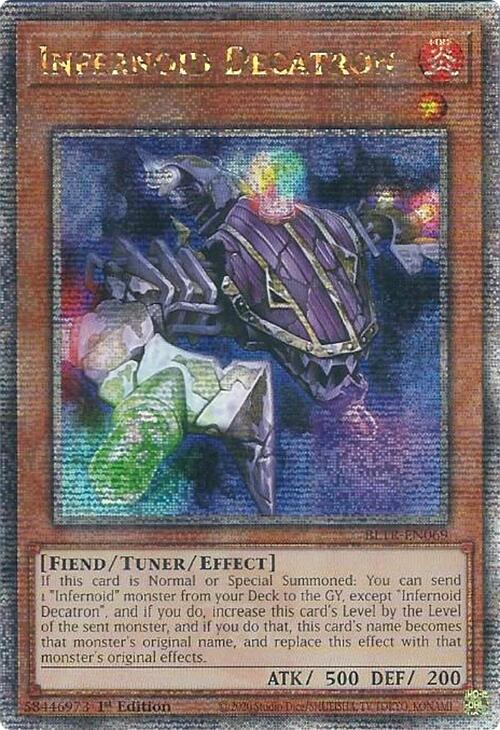 Infernoid Decatron (Quarter Century Secret Rare) [BLTR-EN069] Quarter Century Secret Rare | Exor Games Bridgewater