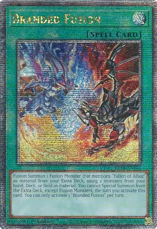 Branded Fusion (Quarter Century Secret Rare) [BLTR-EN111] Quarter Century Secret Rare | Exor Games Bridgewater