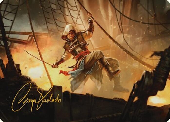 Edward Kenway Art Card (Gold-Stamped Signature) [Assassin's Creed Art Series] | Exor Games Bridgewater