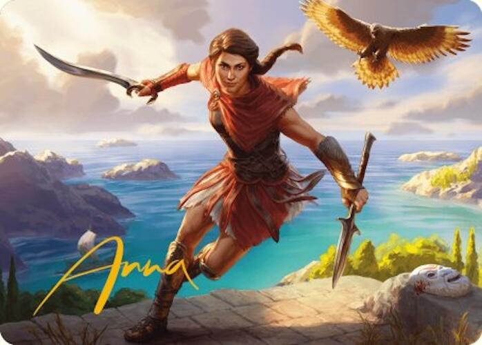 Kassandra, Eagle Bearer Art Card (Gold-Stamped Signature) [Assassin's Creed Art Series] | Exor Games Bridgewater