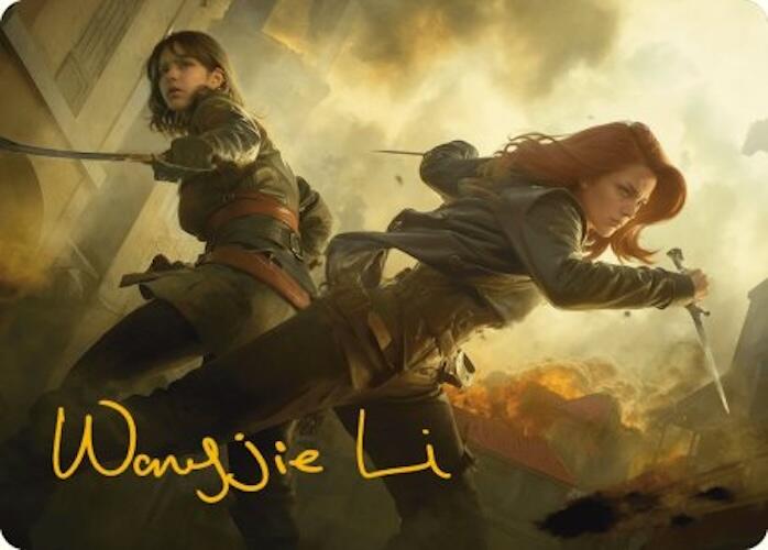 Mary Read and Anne Bonny Art Card (Gold-Stamped Signature) [Assassin's Creed Art Series] | Exor Games Bridgewater