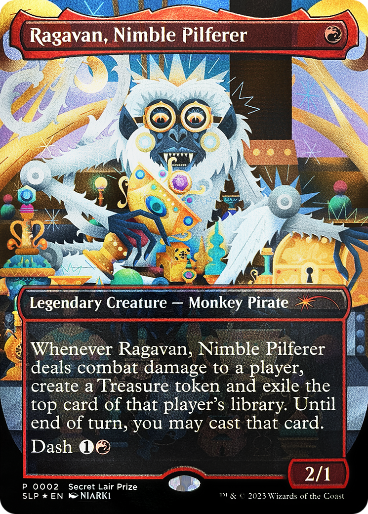 Ragavan, Nimble Pilferer (Borderless) [Secret Lair Showdown] | Exor Games Bridgewater