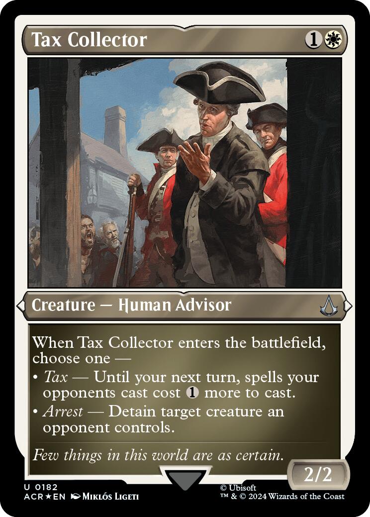 Tax Collector (Foil Etched) [Assassin's Creed] | Exor Games Bridgewater