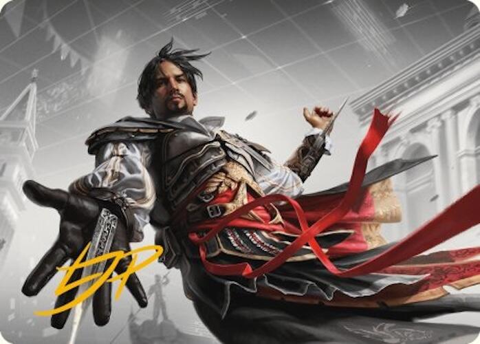 Ezio Auditore da Firenze Art Card (Gold-Stamped Signature) [Assassin's Creed Art Series] | Exor Games Bridgewater