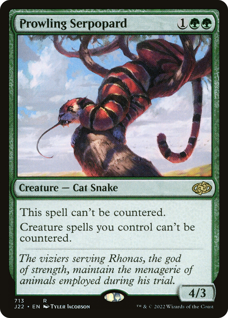 Prowling Serpopard [Jumpstart 2022] | Exor Games Bridgewater