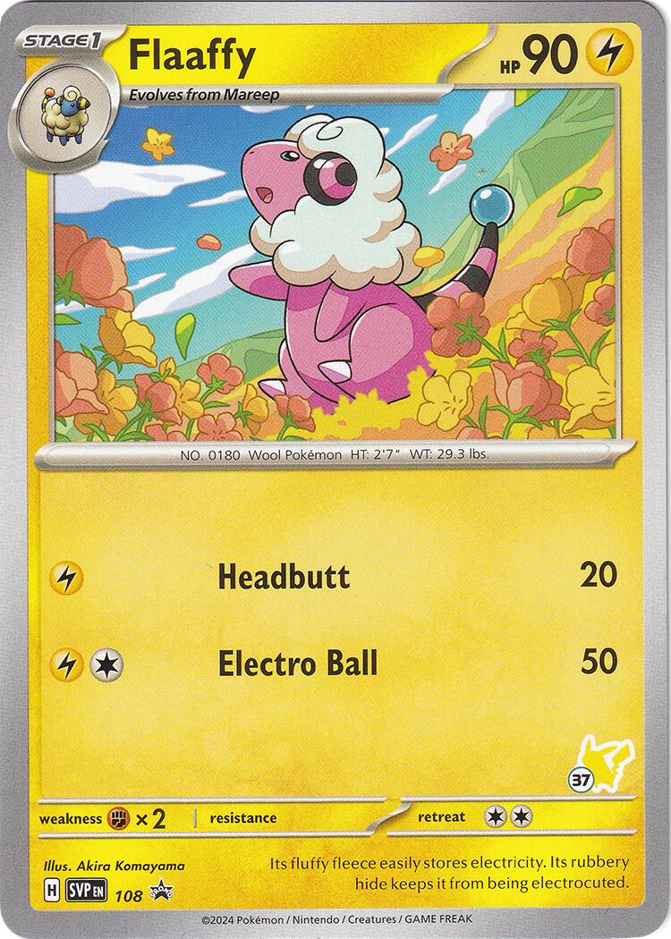 Flaaffy (108) (Pikachu Stamp #37) [Battle Academy 2024] | Exor Games Bridgewater