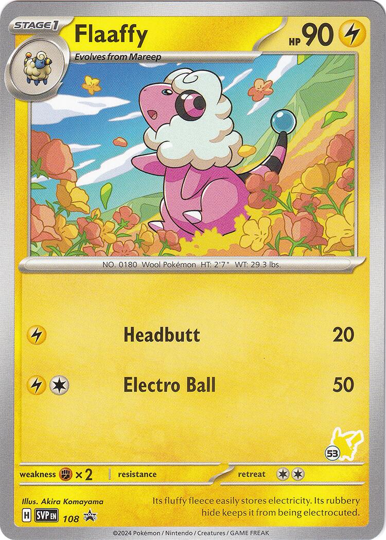 Flaaffy (108) (Pikachu Stamp #53) [Battle Academy 2024] | Exor Games Bridgewater