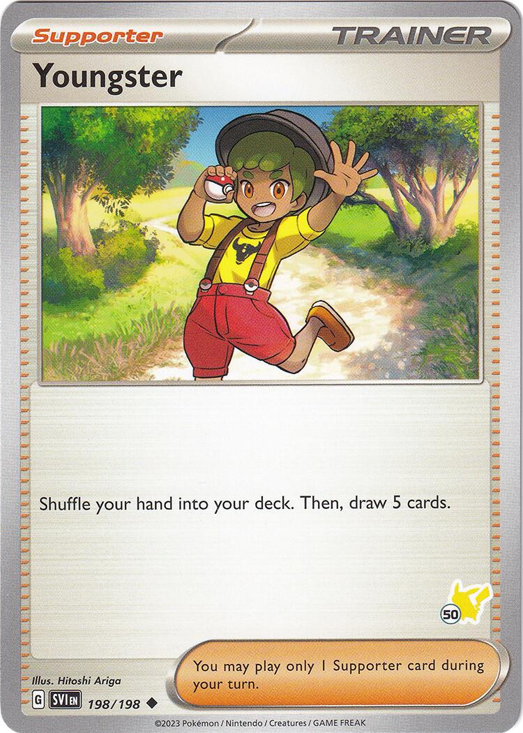 Youngster (198/198) (Pikachu Stamp #50) [Battle Academy 2024] | Exor Games Bridgewater