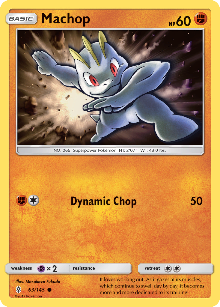 Machop (63/145) [Sun & Moon: Guardians Rising] | Exor Games Bridgewater