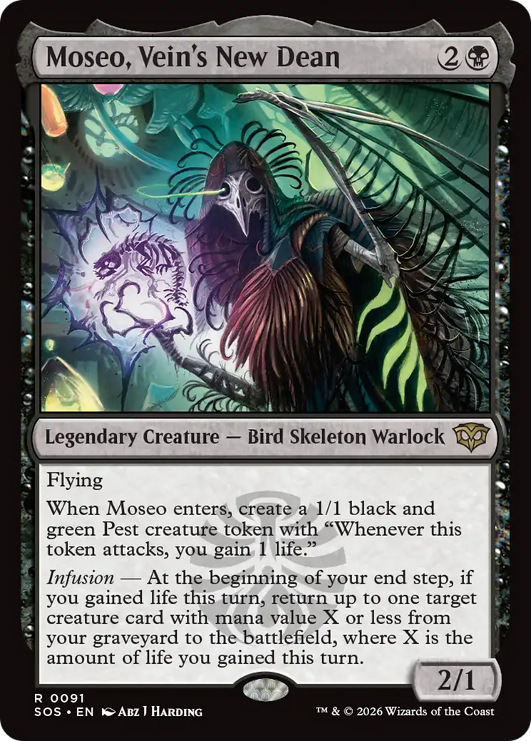 Moseo, Vein's New Dean [Secrets of Strixhaven] | Exor Games Bridgewater