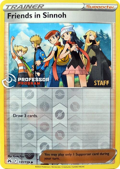 Friends in Sinnoh (131/159) (2023 Staff) [Professor Program Promos] | Exor Games Bridgewater