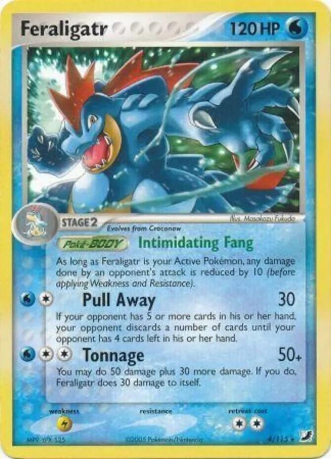 Feraligatr (4/115) (Theme Deck Exclusives) [EX: Unseen Forces] | Exor Games Bridgewater