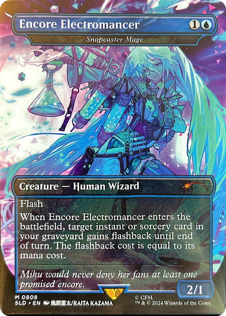 Encore Electromancer - Snapcaster Mage (Rainbow Foil) [Secret Lair Drop Series] | Exor Games Bridgewater