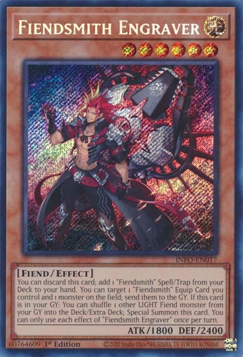 Fiendsmith Engraver [INFO-EN017] Secret Rare | Exor Games Bridgewater