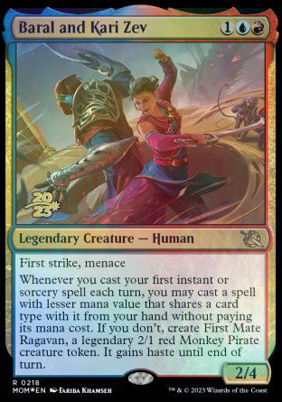 Baral and Kari Zev [March of the Machine Prerelease Promos] | Exor Games Bridgewater