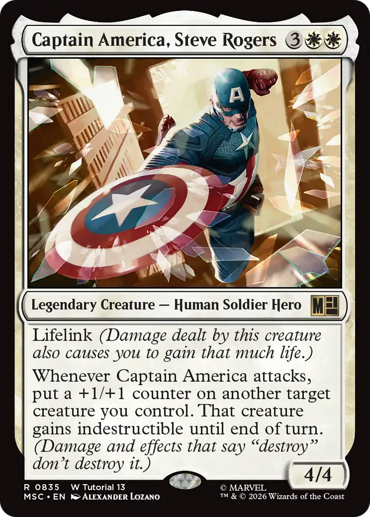 Captain America, Steve Rogers [Marvel Super Heroes Commander] | Exor Games Bridgewater