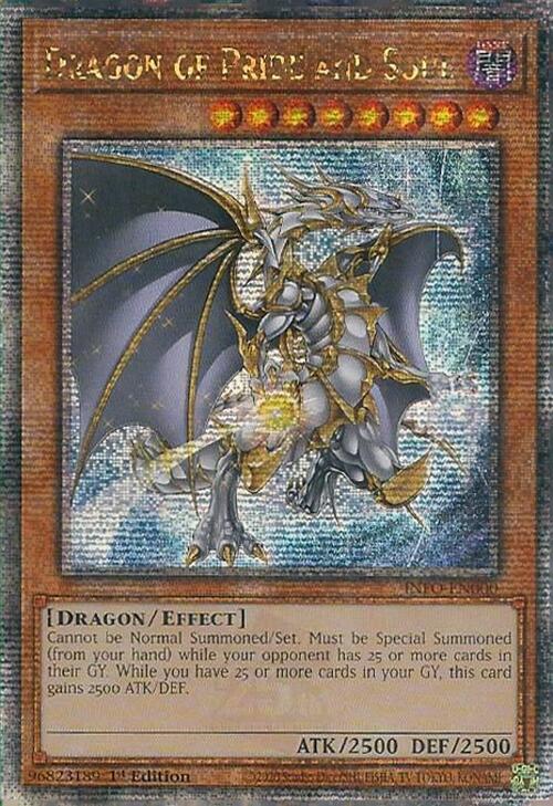 Dragon of Pride and Soul (Quarter Century Secret Rare) [INFO-EN000] Quarter Century Secret Rare | Exor Games Bridgewater
