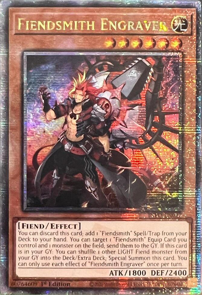 Fiendsmith Engraver (Quarter Century Secret Rare) [INFO-EN017] Quarter Century Secret Rare | Exor Games Bridgewater