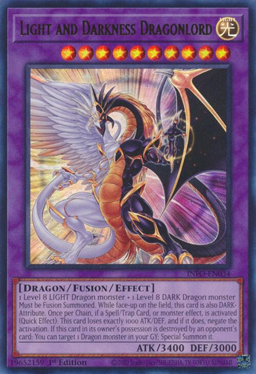 Light and Darkness Dragonlord [INFO-EN034] Ultra Rare | Exor Games Bridgewater