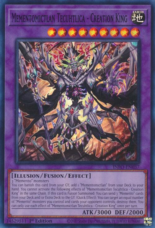 Mementomictlan Tecuhtlica - Creation King [INFO-EN037] Super Rare | Exor Games Bridgewater