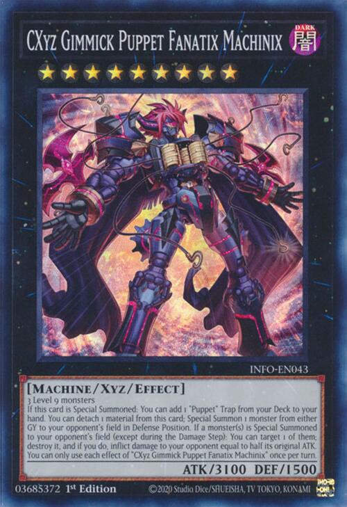 CXyz Gimmick Puppet Fanatix Machinix [INFO-EN043] Super Rare | Exor Games Bridgewater