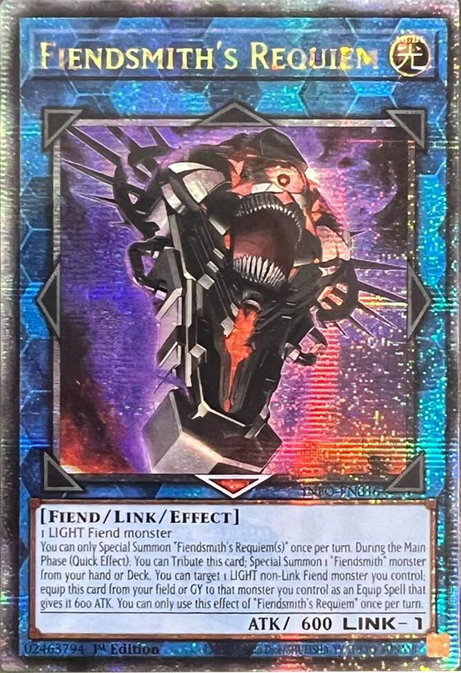 Fiendsmith's Requiem (Quarter Century Secret Rare) [INFO-EN046] Quarter Century Secret Rare | Exor Games Bridgewater