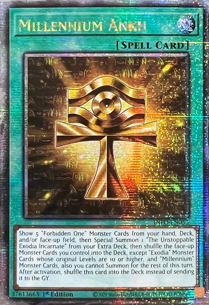 Millennium Ankh (Quarter Century Secret Rare) [INFO-EN053] Quarter Century Secret Rare | Exor Games Bridgewater