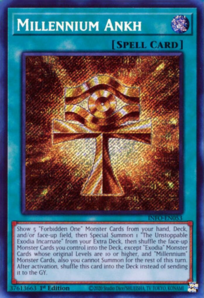 Millennium Ankh [INFO-EN053] Secret Rare | Exor Games Bridgewater