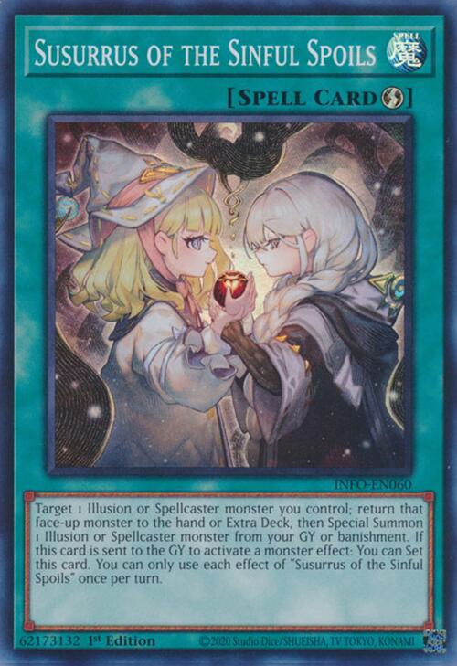 Susurrus of the Sinful Spoils [INFO-EN060] Super Rare | Exor Games Bridgewater