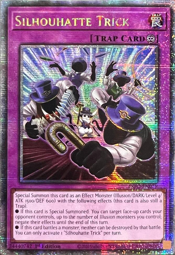 Silhouhatte Trick (Quarter Century Secret Rare) [INFO-EN079] Quarter Century Secret Rare | Exor Games Bridgewater