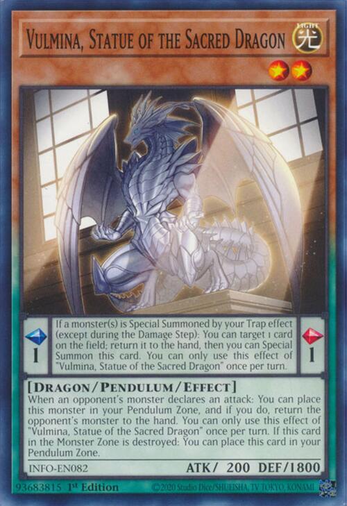 Vulmina, Statue of the Sacred Dragon [INFO-EN082] Common | Exor Games Bridgewater
