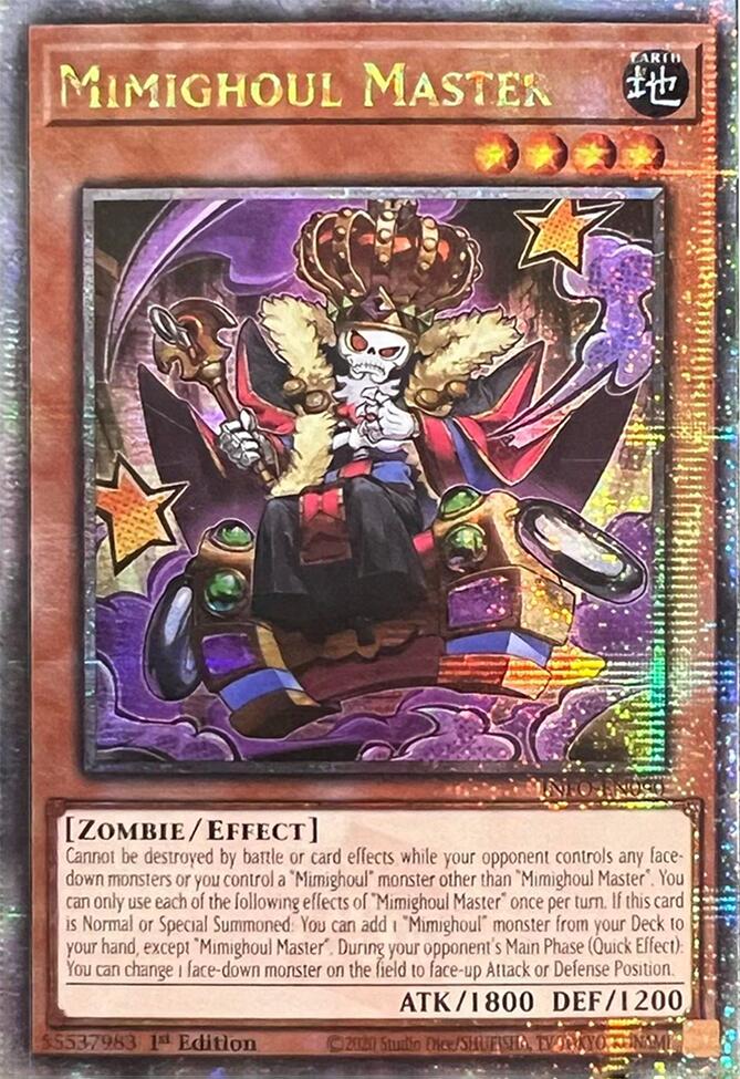 Mimighoul Master (Quarter Century Secret Rare) [INFO-EN090] Quarter Century Secret Rare | Exor Games Bridgewater