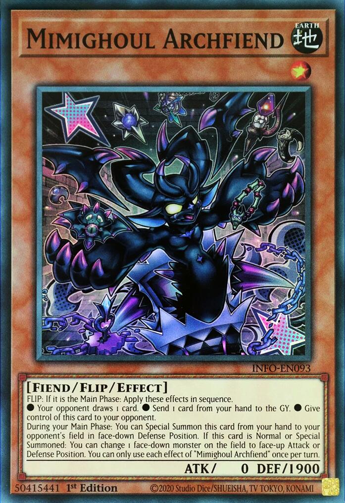 Mimighoul Archfiend [INFO-EN093] Super Rare | Exor Games Bridgewater