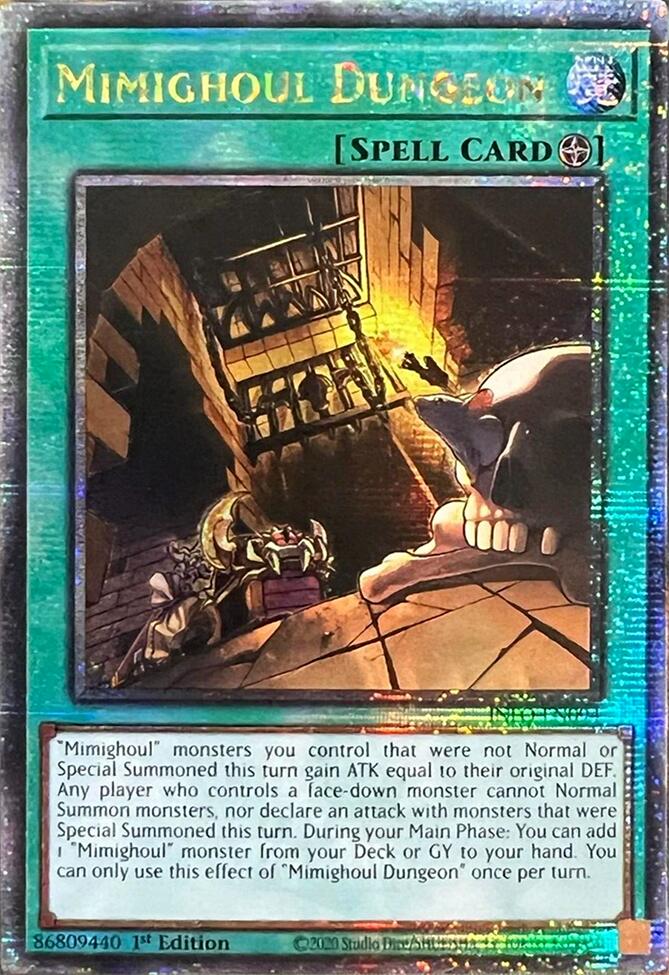 Mimighoul Dungeon (Quarter Century Secret Rare) [INFO-EN094] Quarter Century Secret Rare | Exor Games Bridgewater