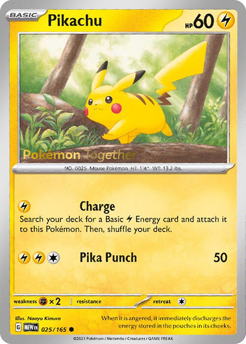 Pikachu (025/165) (PokePost Promo) [Scarlet & Violet: 151] | Exor Games Bridgewater