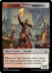 Warrior // Phyrexian Hydra (0012) Double-Sided Token [March of the Machine Tokens] | Exor Games Bridgewater