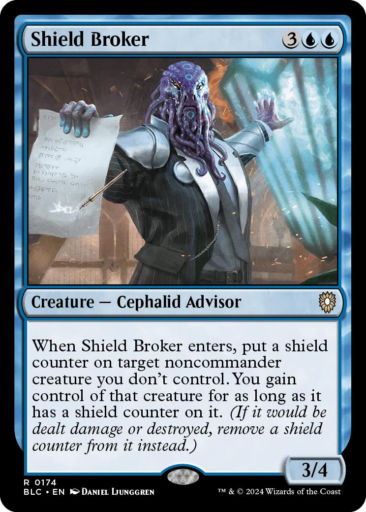 Shield Broker [Bloomburrow Commander] | Exor Games Bridgewater