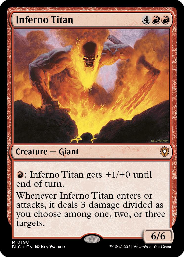 Inferno Titan [Bloomburrow Commander] | Exor Games Bridgewater