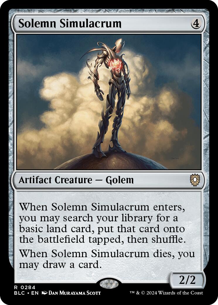 Solemn Simulacrum [Bloomburrow Commander] | Exor Games Bridgewater