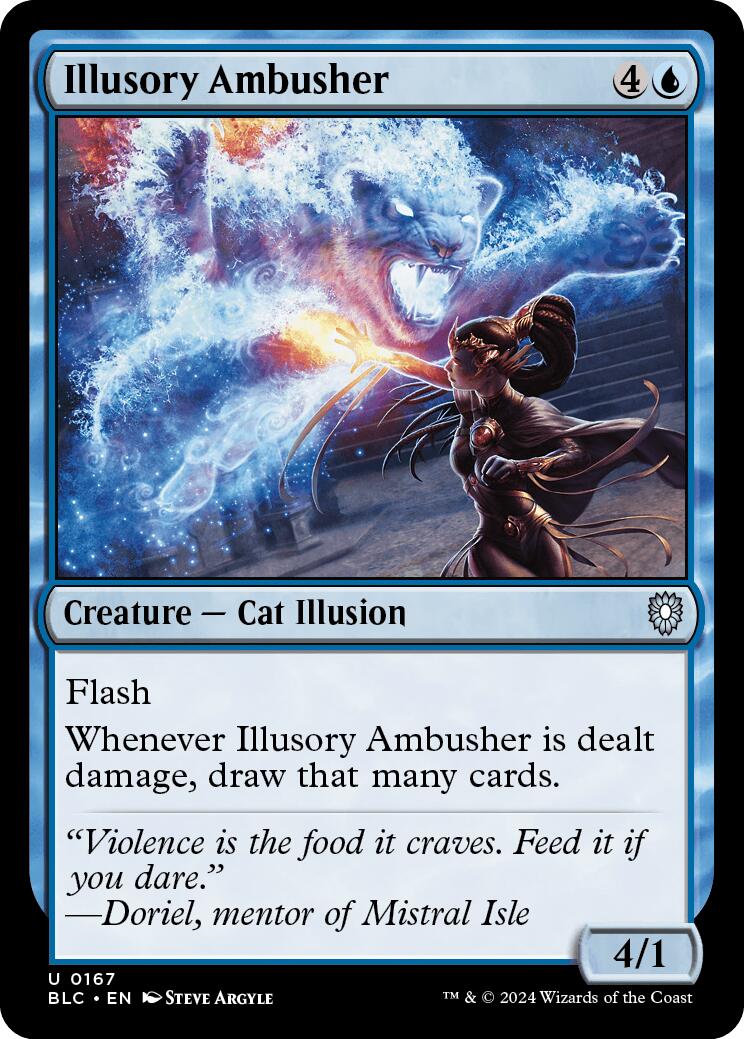 Illusory Ambusher [Bloomburrow Commander] | Exor Games Bridgewater