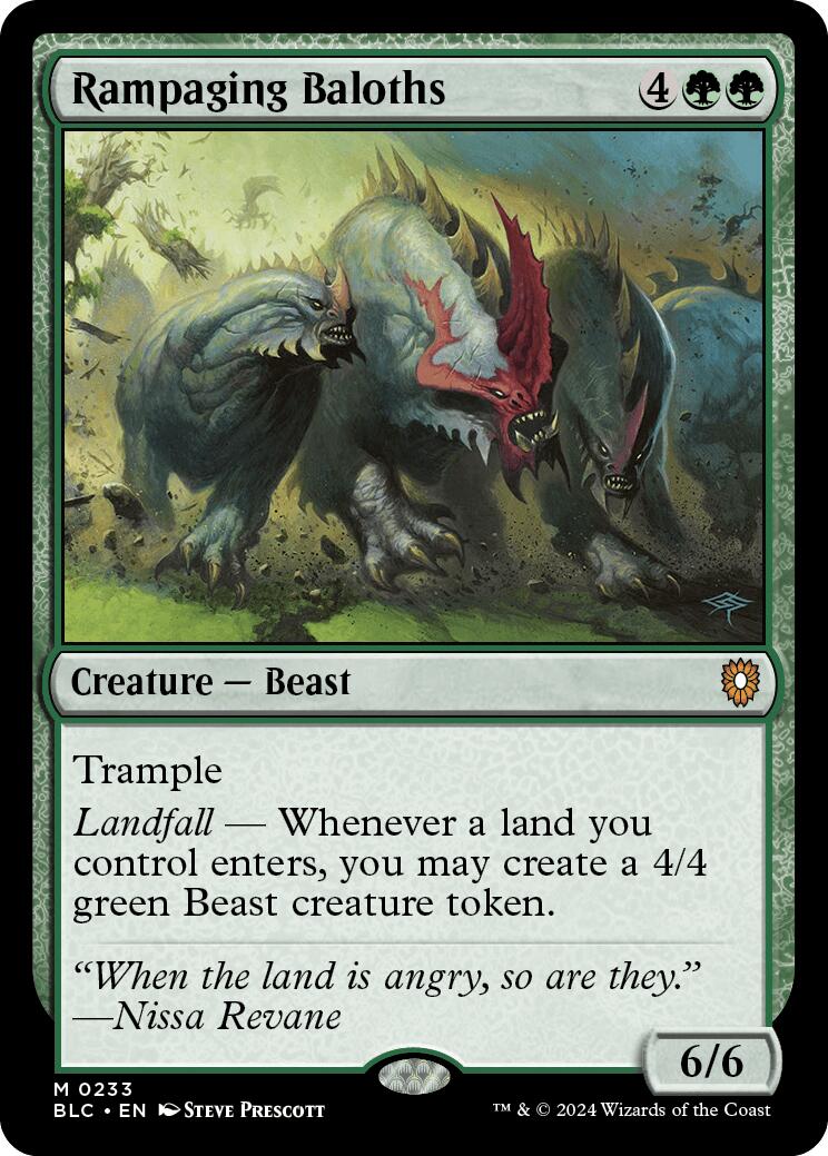 Rampaging Baloths [Bloomburrow Commander] | Exor Games Bridgewater